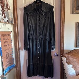 NWT Double D Ranch Black Long Sleeve Dress